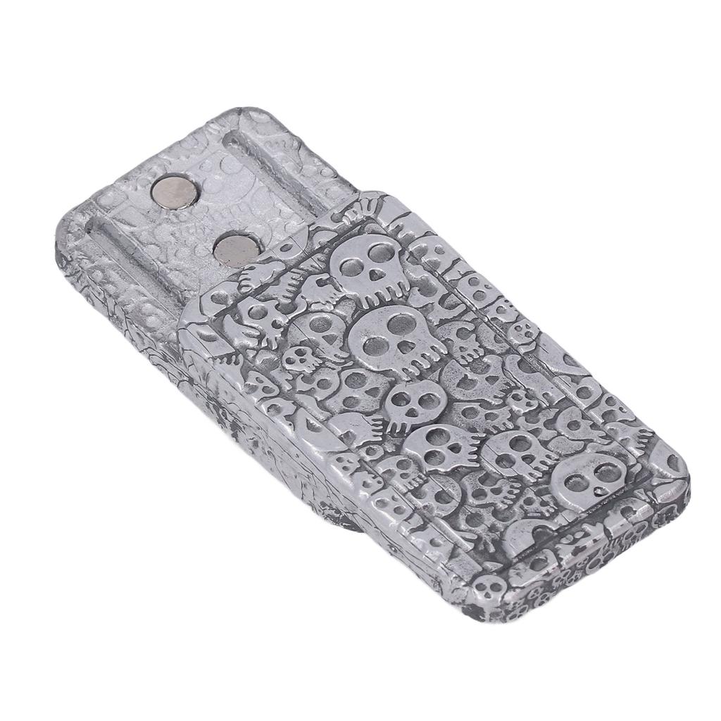 Skull Pattern Magnetic Slider Toy Adult Metal ADHD Autism Anxiety Stress Relief Push Slider Sensory