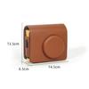 Shockproof Instant Camera Case PU Leather Storage Bag for Kodak Mini Shot 3 ERA Travel