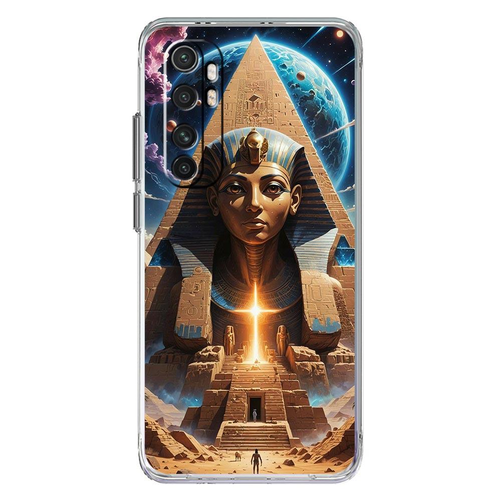 

Древний Египет Египетский Бог пирамида Чехол для телефона Для Xiaomi 14 15 13 14T 13T 12T 11T Pro 12 11 Lite Poco X7 X6 X5 X3 F7 F6 Чехол Xiaomi 15