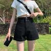 Women's 2022 High-Waist A-Line Denim Shorts: Summer Slimming, Versatile, Plus Size, Wide Leg