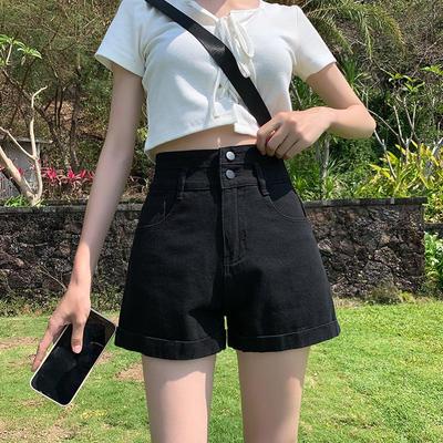 Shorts in Denim da Donna a Vita Alta Modello A-Line 2022: Dimagrante Estivo, Versatile, Taglie Forti, Gamba Larga
