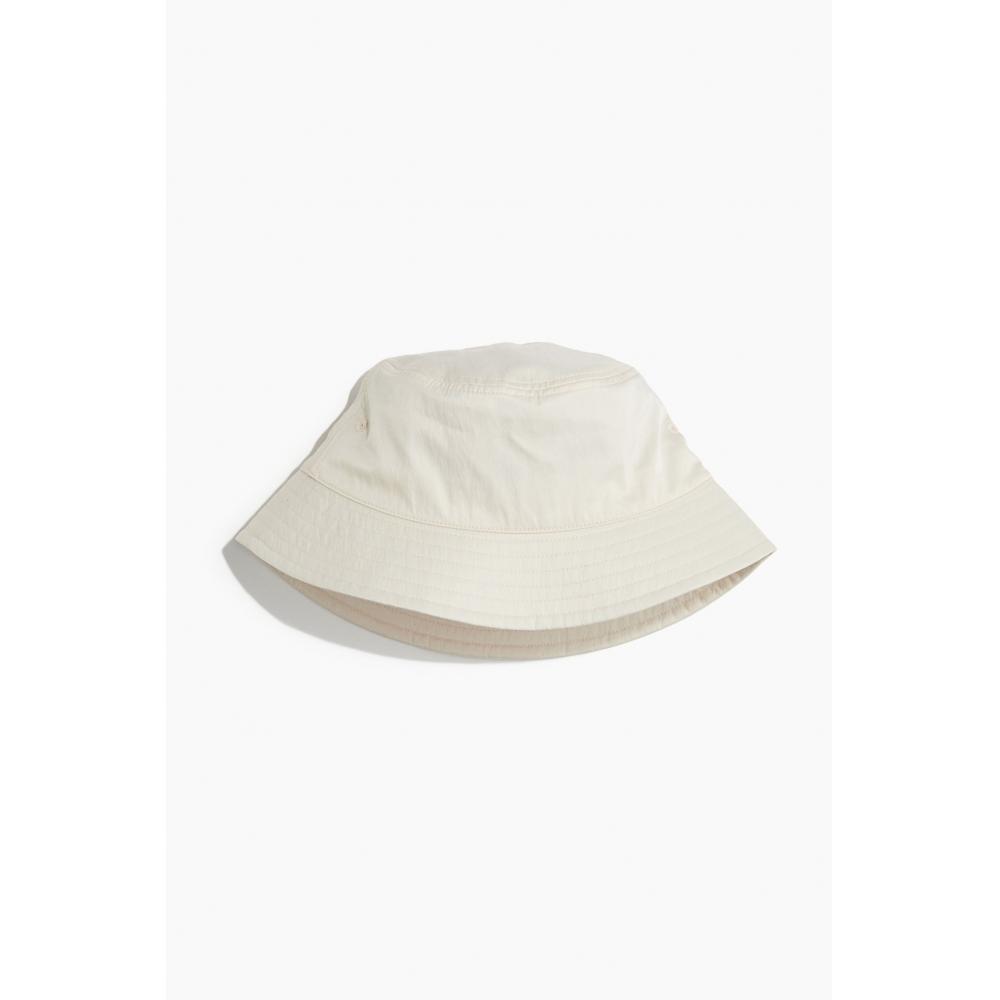 

H M Cotton Bucket Hat ligHt Beige