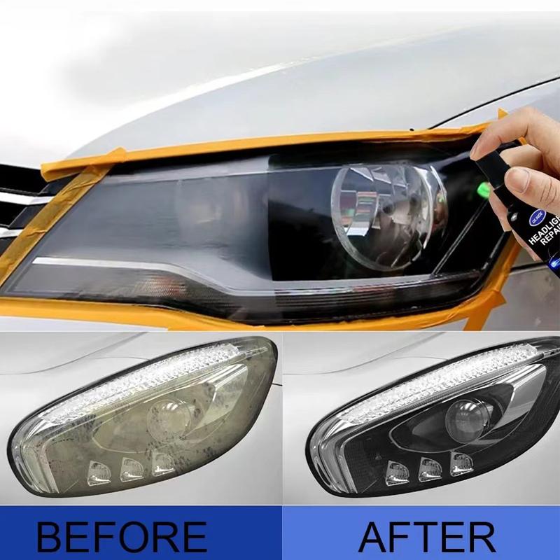 Agent de lustruire faruri auto pentru reînnoire faruri Kit de lustruire și întreținere lichid de îndepărtare a zgârieturilor lichid de reparare auto