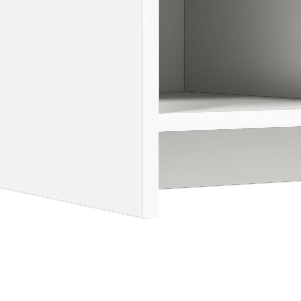 Shoe Cabinet with Storage White 85 x 39.5 x 70 cm Engineered Wood