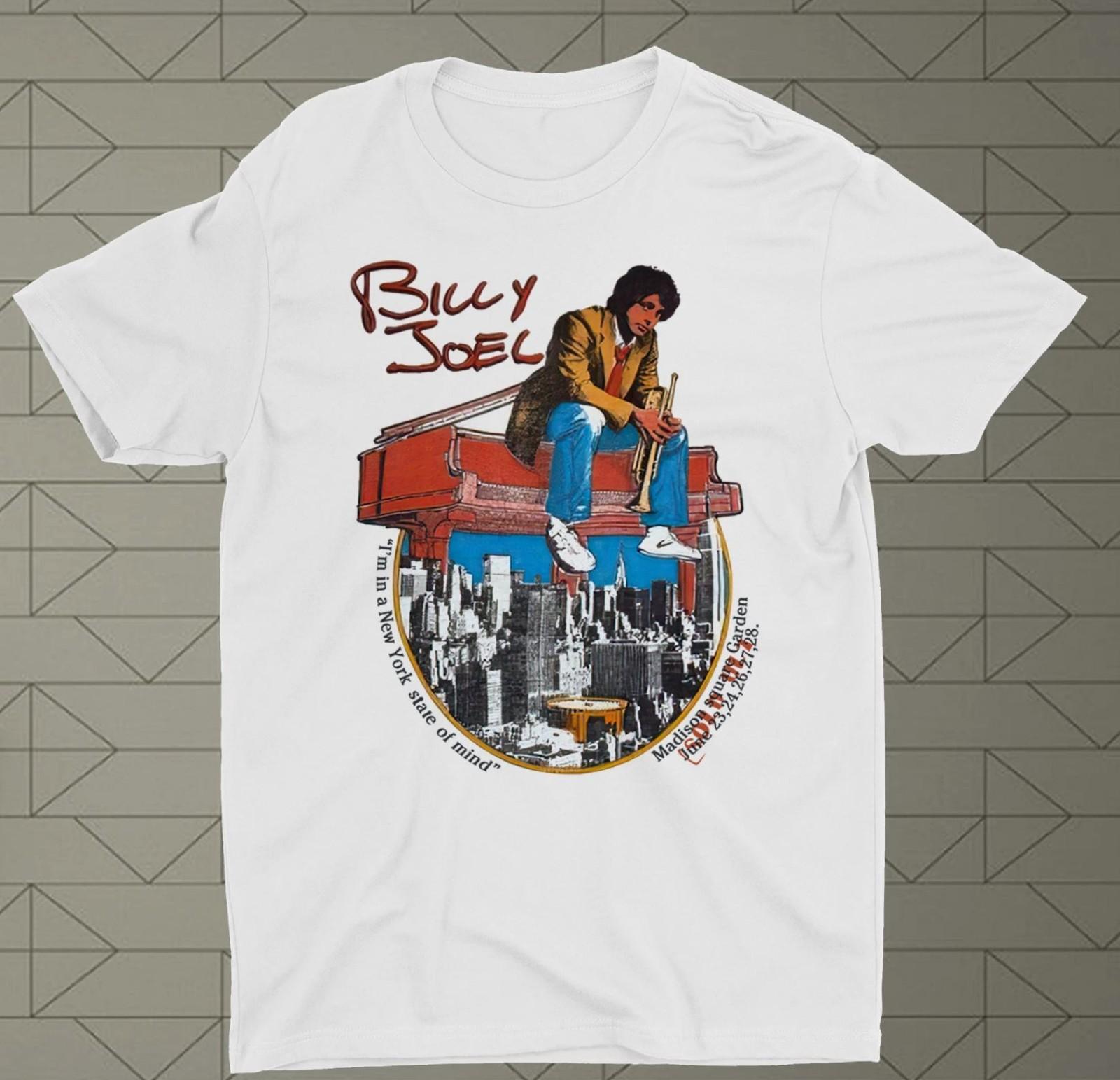 Billy Joel 1976 New York State Of Mind T Shirt Size S-5XL L