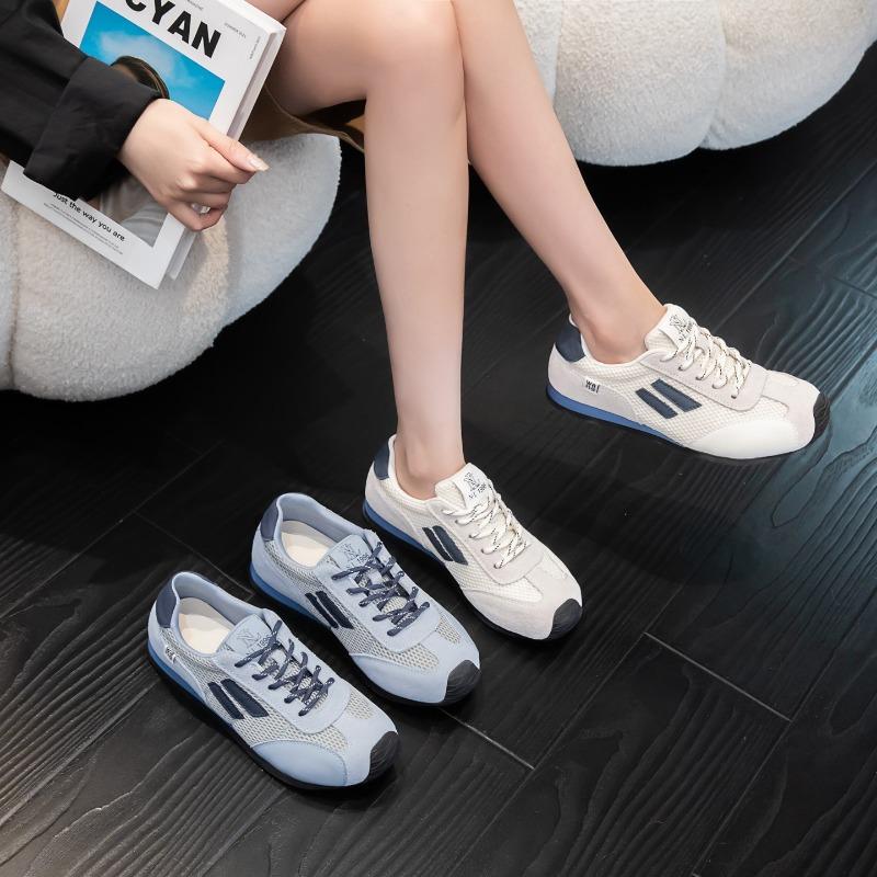 New Summer Thick-soled Heightening Shoes Women's Fashion Versatile Casual Soft-soled Breathable Mesh