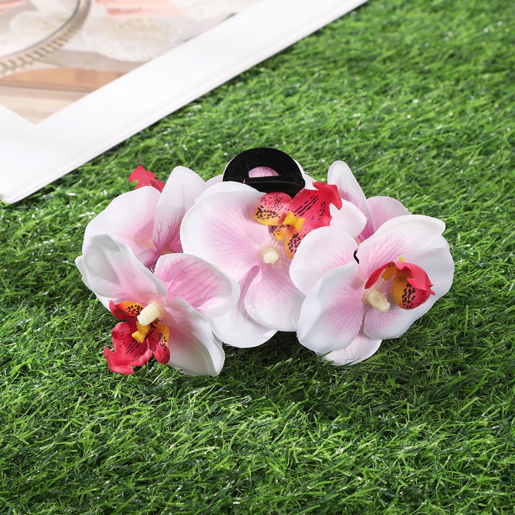 AWAYTR Phalaenopsis Orchidee Haarklammer Blume Haifischklemme Damen Retro Blumig Übertrieben Hochzeit Party Haarspange Haarschmuck