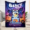Halloween Friends Trick-or-treat Customize Your Name Blanket Gift Customizable Blanket Warmthful Decor Throw For Seaside Couch Livingroom Bedding