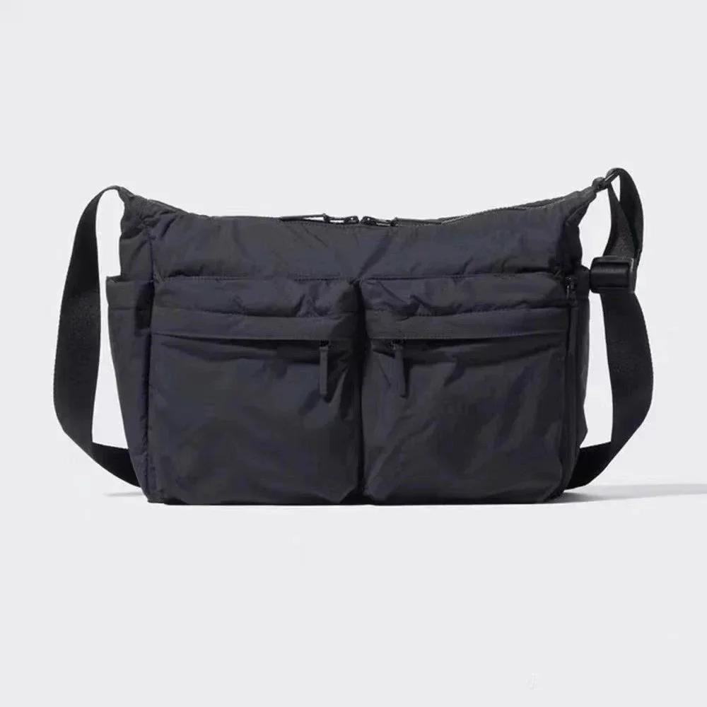 Casual Nyl Shoulder Bag for Women Large Capacity Computer Bag Travel Men's Multi-pocket Sports Messenger Bag Tote Handbags