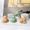 Halloween Pumpkin Ghost Candle Silicone Mold Plaster Mold Aromatherapy DIYOrnament Silicone Mold8909