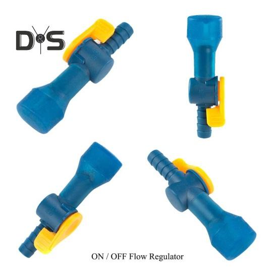 Bite Valve Replacement Hydration Pack Mouthpiece with 2 Hose Connector Shut/On Off Valve And O-Ring Replacement Parts Accessories