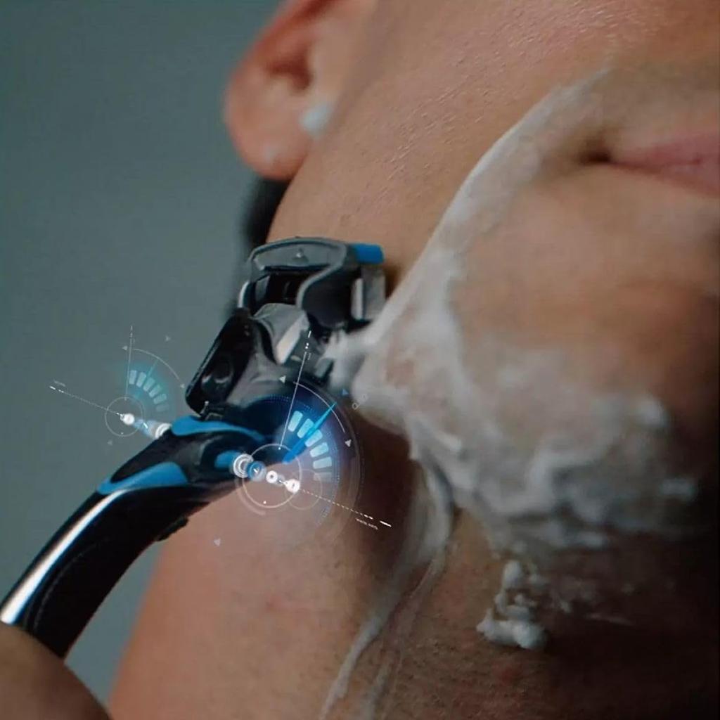 Schick Hydro5 Custom Replacement Blades, 8-Piece Set, Genuine, Authentic 5-Blade Hydrate Razor with SkinGuard, Razor Blade Cartridge, Men's Shaver, Re