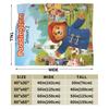 Soft Blankets Camping Britain Paddington Brown Bear Throw Blanket  Flannel Bedspread For Couch Chair Graphic Sofa Bed Cover