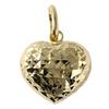 Goods 18K Gold Heart Pendant Necklace Head Charm for Women [Happy Shop]