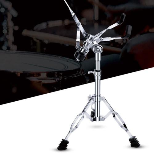 Snare Drum Stand, Concert Snare Drum Stand, Adjustable Snare Stand for 8-14 Inch Drums, Double Braced, Steel Tongue Drum
