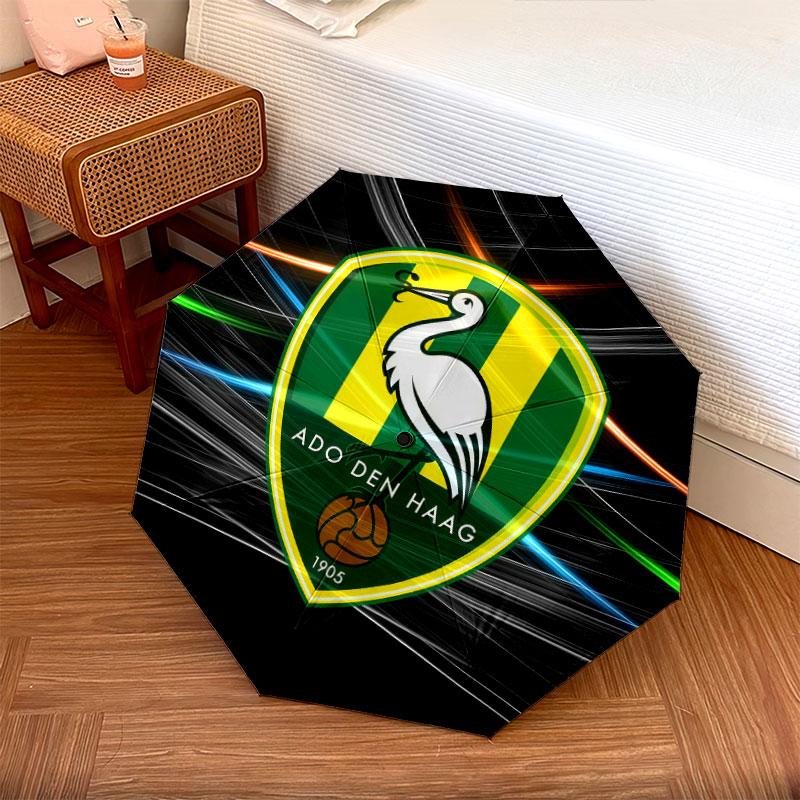 1 PC Automatic Folding Umbrella - ADO Den Haag Pattern, Portable & Foldable Design with 8 Ribs, Christmas Birthday Gifts
