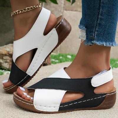 Damen Sandalen Sommerschuhe Strandschuhe Rutschfeste Schuhe für Damen Keilabsatz Damenschuhe Übergröße Sandalen Damenschuhe Wedges