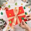 100pcs Glitter Christmas Tree Star DIY  Foam EVA Stickers SET, Self-adhesive, Crafts supplie Greeting Cards Gift Decoration