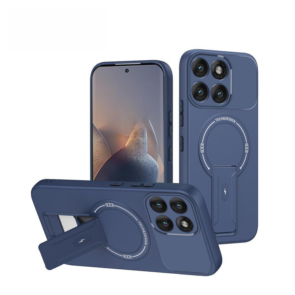 Phone Cases Xiaomi, Pindun Skin-touch Phone Cases with Folding Stand, Shockproof
