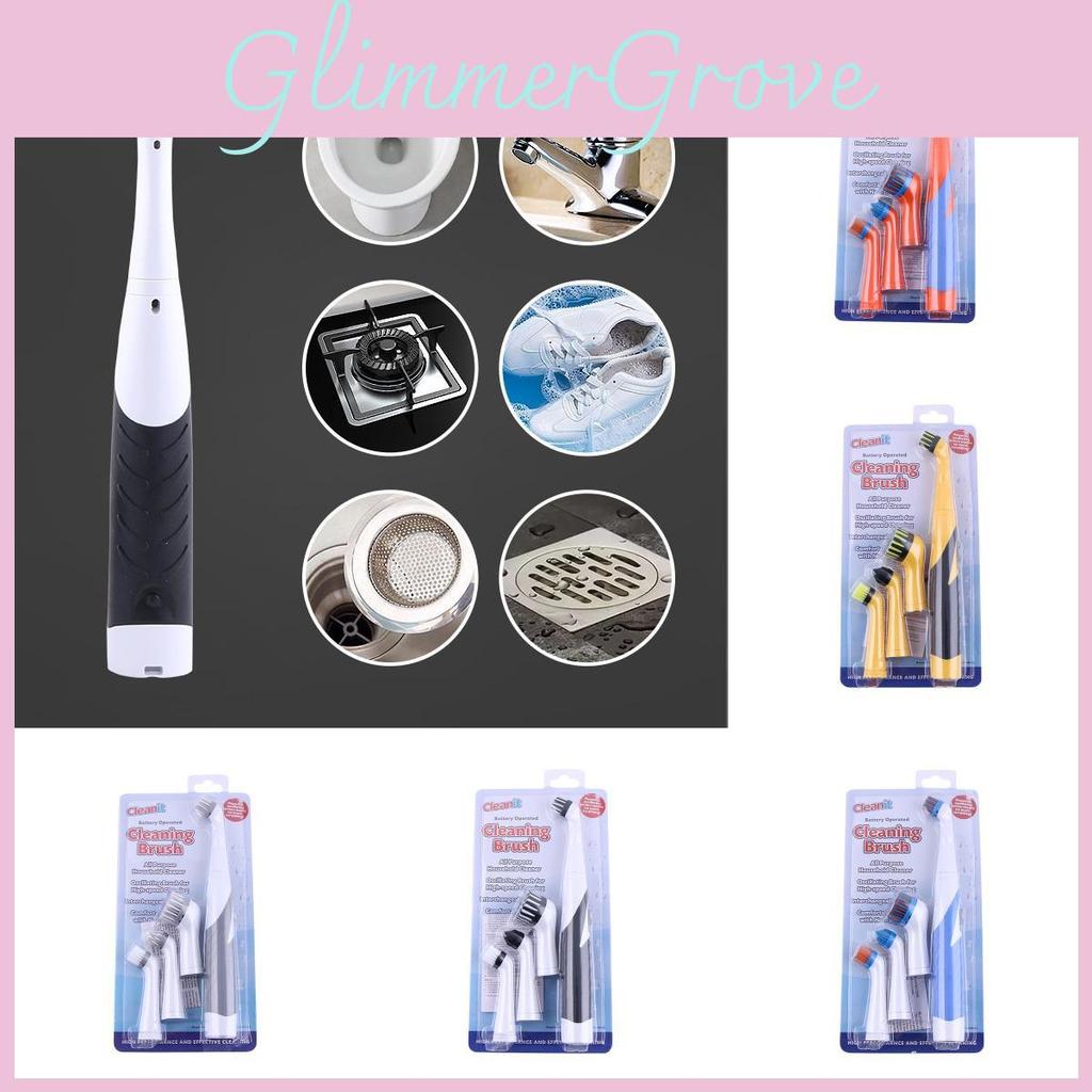 Cleaning Scrubber Super Electric Brush House Help Kitchen Bathroom 4 In 1