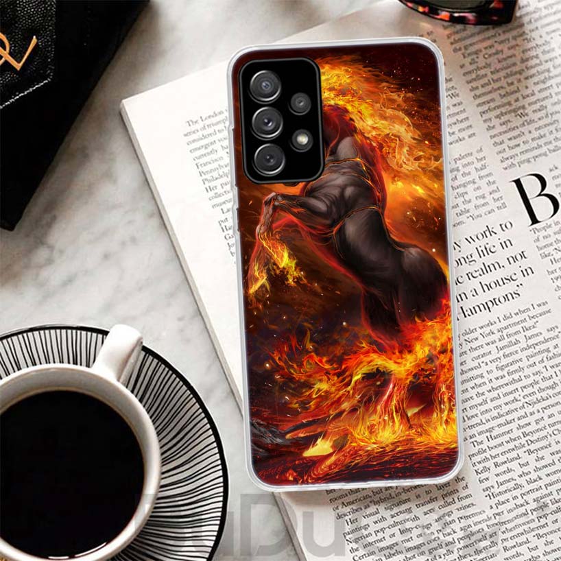 Horse Great Beauty Galloping Cover For Samsung Galaxy A51 A50 A71 A70 Phone Case A21S A31 A41 A10 A20E A30 A40 A01 A11 A6 A7 A8