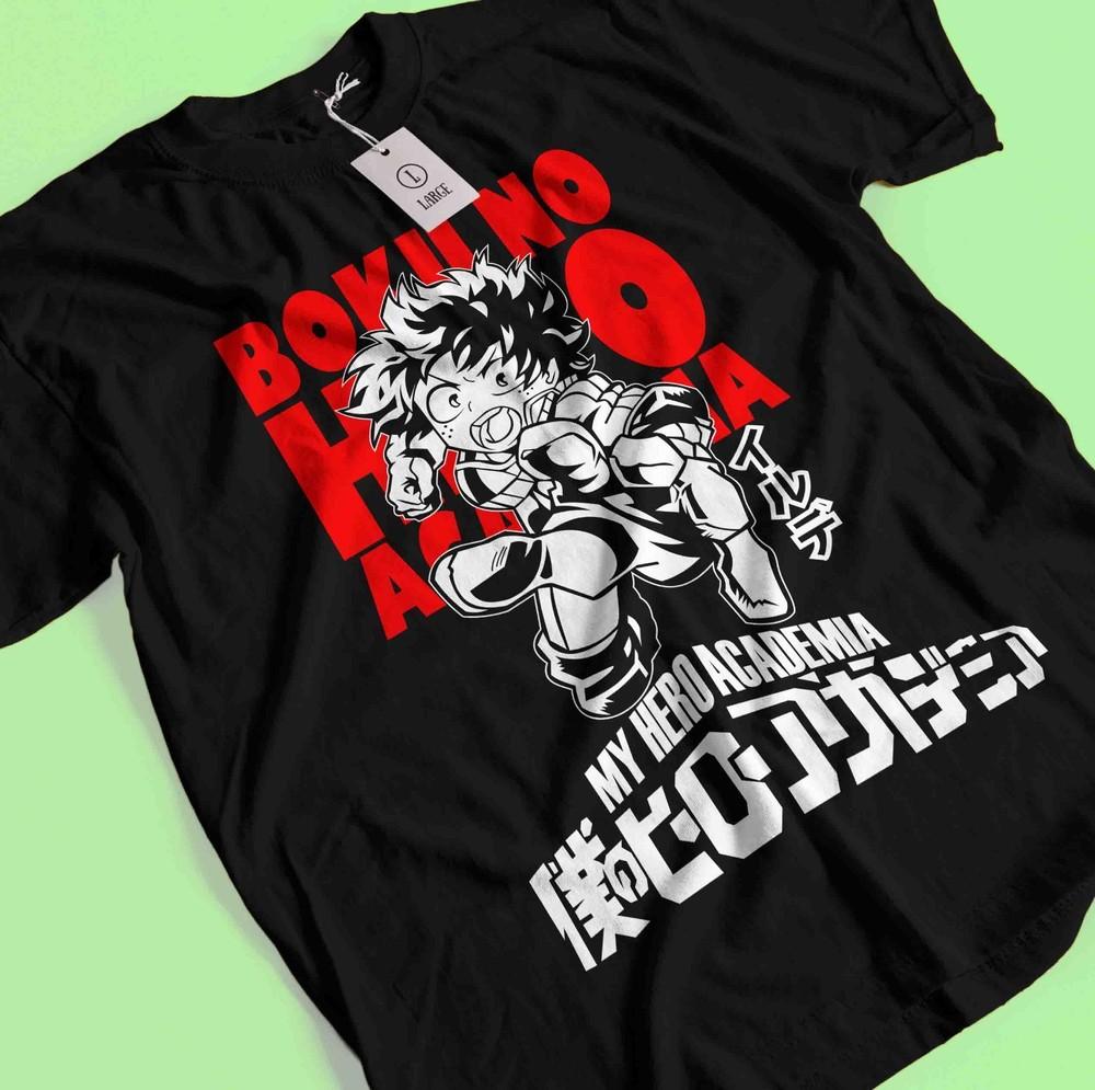 Deku T-Shirt My Hero Academia Bakugo Katsuki Tee Anime Midoriya Dabi Shoto Shirt