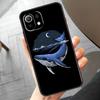 Whale Fish Wave Sea Case For Xiaomi 14 13 Ultra 11T 12T 13T Pro 12 Lite POCO X6 F6 Pro M6 X5 X3 F3 M5s F5 Cover