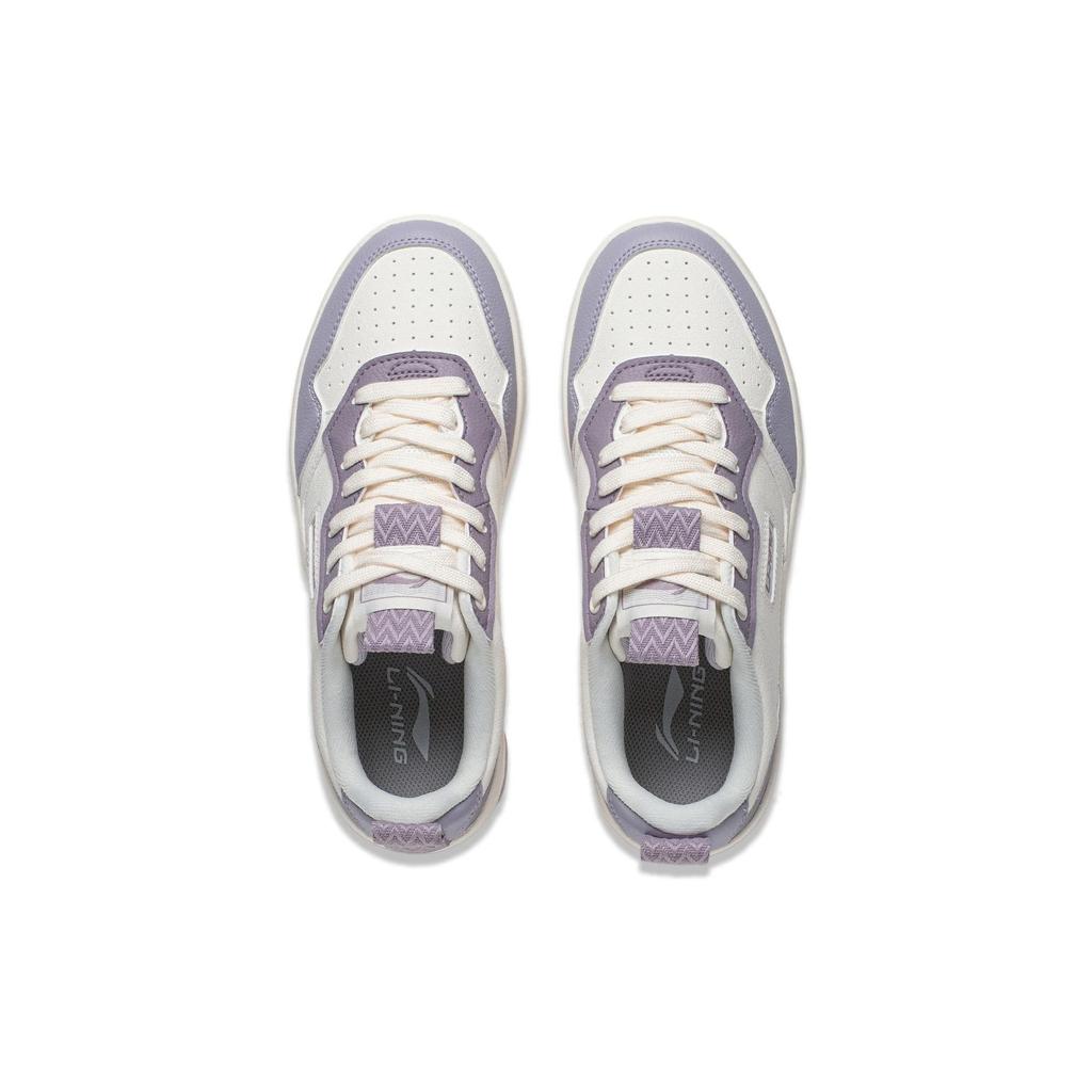 Li Ning Star Candy Skateboard Shoes Women's Low Top Purple/White AGCT472-4
