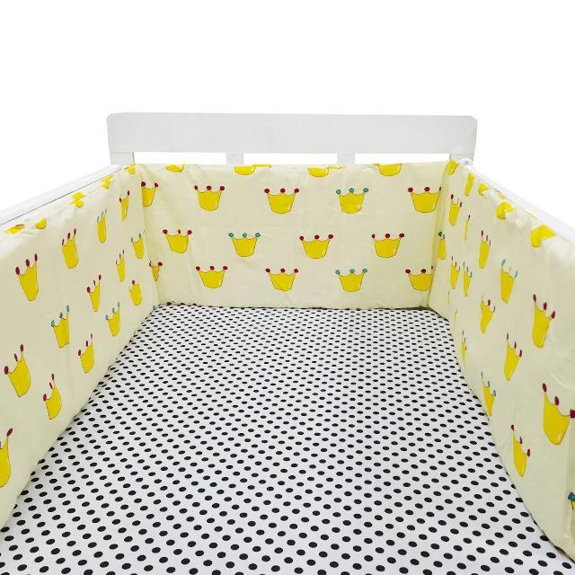 Cross-Border All-Cotton Baby Bed Surround: Removable, Washable, Anti-Collision, Anti-Pinch Guardrail