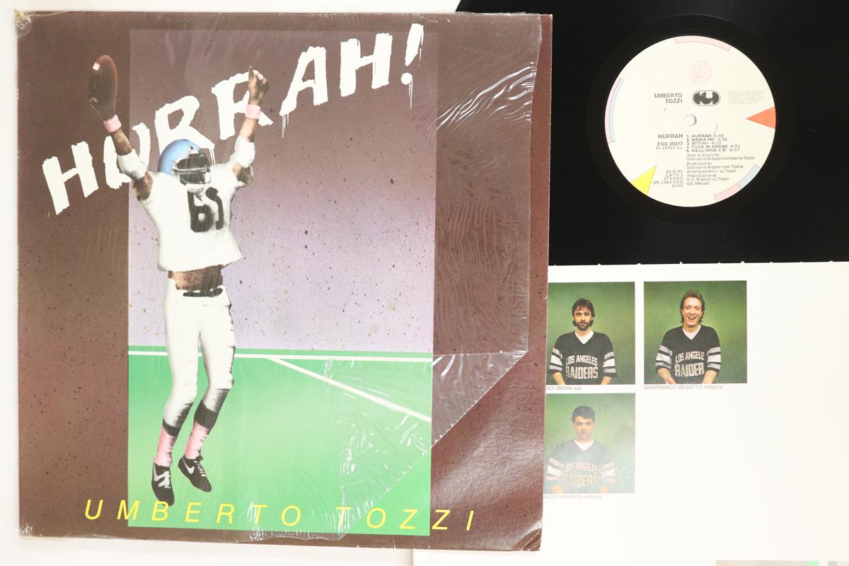 LP-пластинка UMBERTO TOZZI Hurrah CGD20417 CGD 1984 Италия Рок Б/у