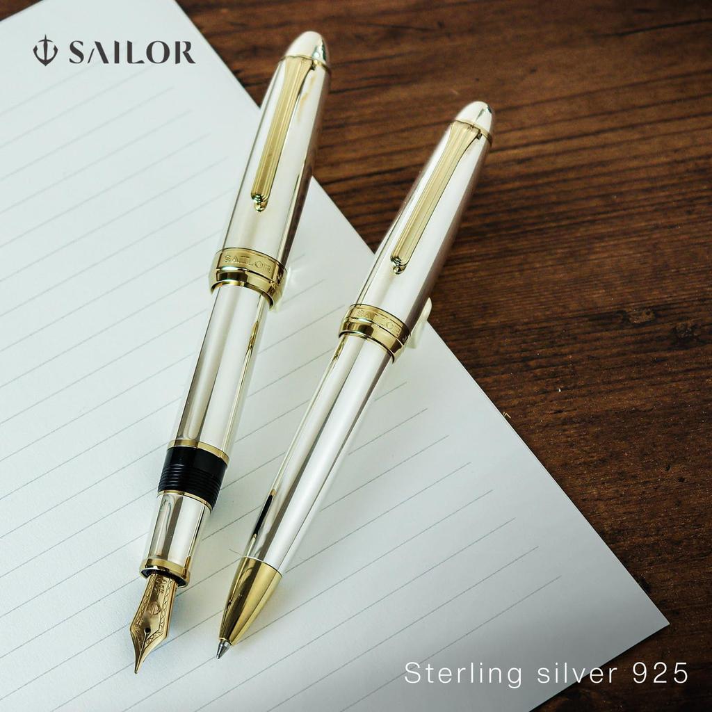 Sailor fountain pen Ballpoint Pen Profit 21 Sterling Silver 925 Oil-Based 0.7mm 15-3027-220