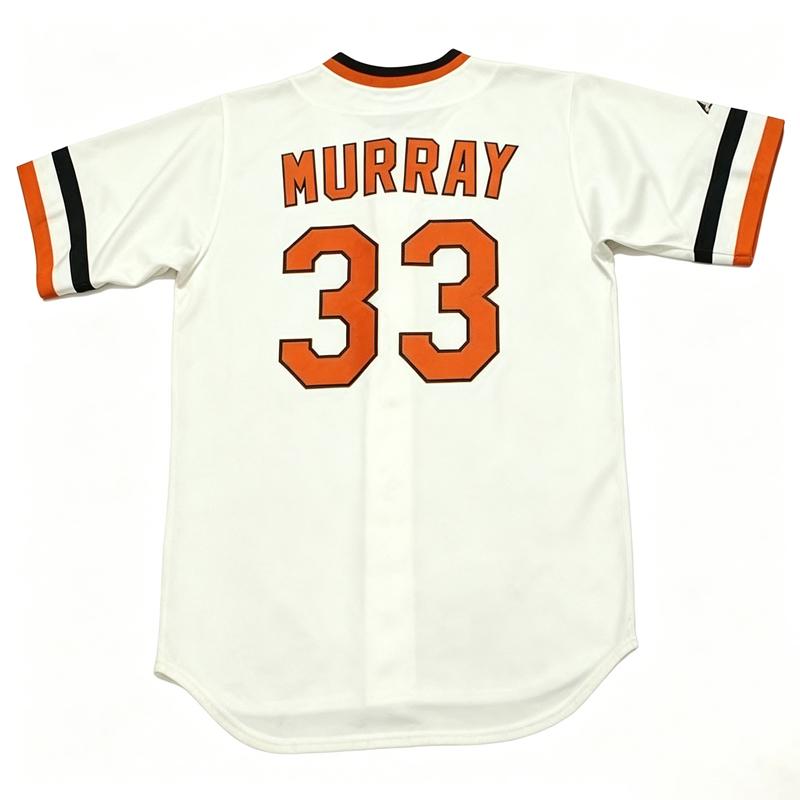 Genäht 1974-1983 Erwachsene Jugend EARL WEAVER PAUL BLAIR CAL RIPKEN EDDIE MURRAY MIKE FLANAGAN Throwback Baseballtrikot S-5XL