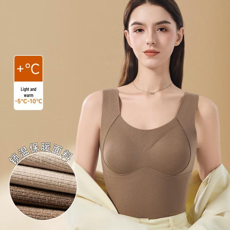 Women's Thermal Camisole with Padded Bra & Silk Blend