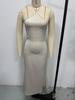 Elegant Satin Silk Spaghetti Strap Long Dress - New Spring/Summer Arrival