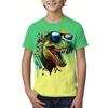 Ubrania Dziecięce Chłopięce Halloween Rekin Dynia Nadruk Chłopięcy T-shirt Krótki Rękaw Kreskówkowy Graficzny T-shirty O-Neck Odzież Dziecięca