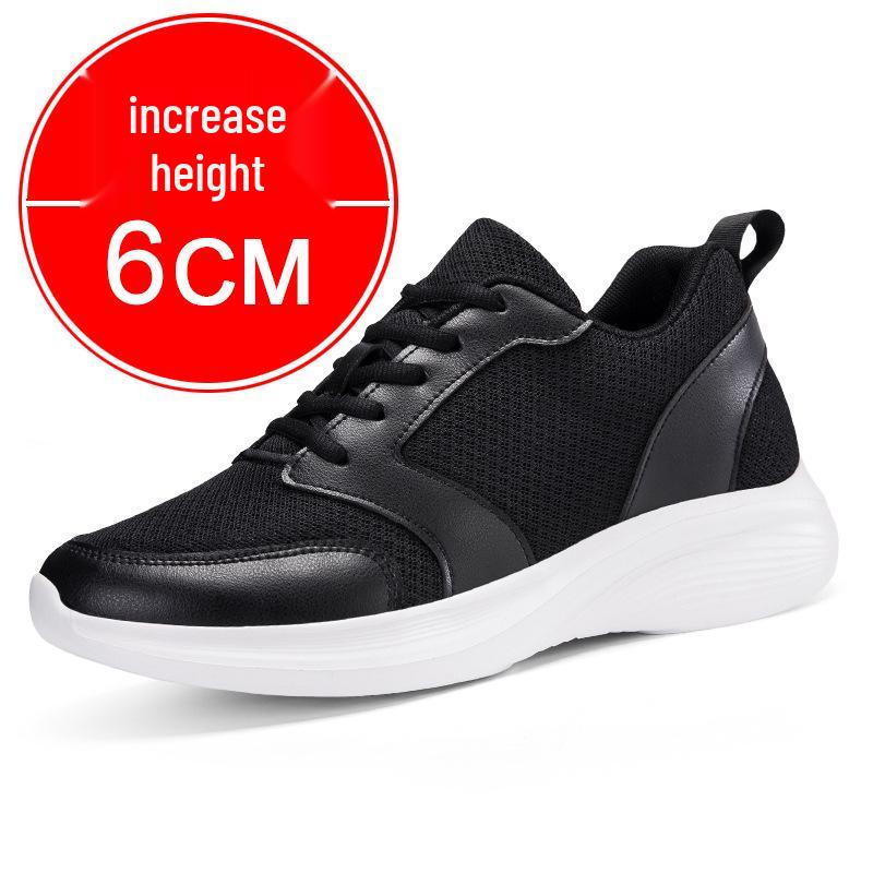 Men s Invisible Height-Enhancing Shoes: 8cm & 10cm Boost, Trendy Breathable Summer Sneakers, Thick Sole Sports Shoes 46