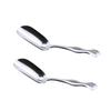 2pcs Tea Spoon 18/10 Stainless Steel Mixing Ice Cream Cocktail Stirring Spoons Set Teaspoons for Teabags Loose Tea Tableware