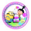 Despicable Me Paper Fluffy Party Plates