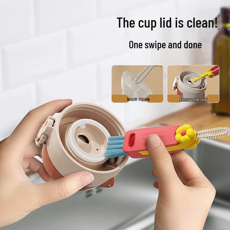 Petal Multi-Functional Groove & Gap Cleaning Brush for Baby Bottles & Cups