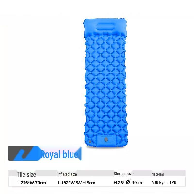 OEING Lightweight Inflatable Camping Mat with Built-in Pillow