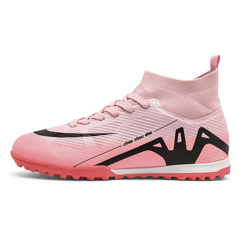 Popular Adult Sneakers Men's High Top Long Nails Broken Nails Adult Students Children Boys Training Games Football Shoes