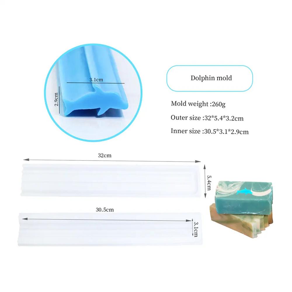 Cat Shaped Silicone Tube Column Mold Handmade Soap Candle Chocolate Loaf Baking Tools for DIY Craft Dessert Party Decoration