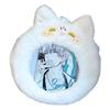Meow Fox Plush Ita Bag: Cute Transparent Wallet & Storage for Students