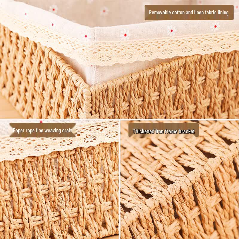 Rattan Woven Storage Basket Set