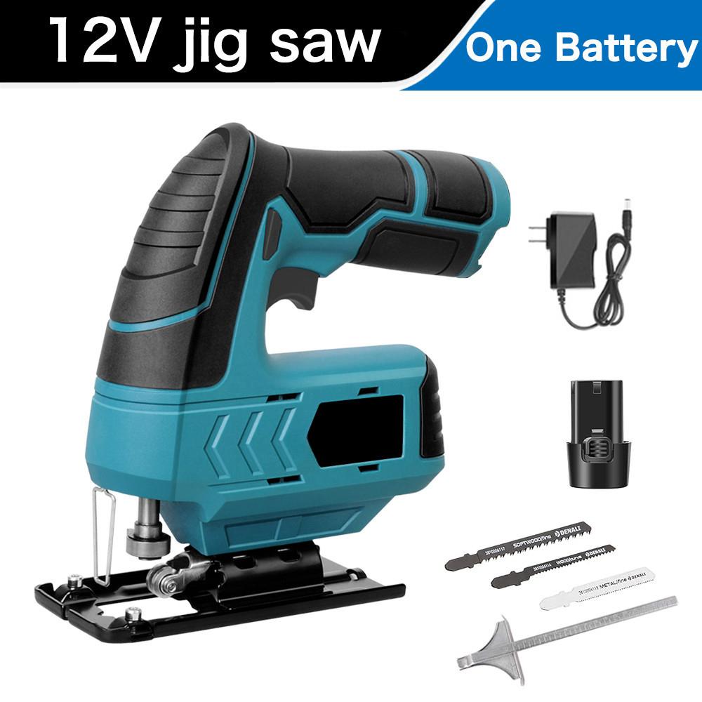 45 Degree Tilt Portable Multi-Function Woodworking Power Tool Small Rechargeable Cutting Machine Electric Angle Jigsaw