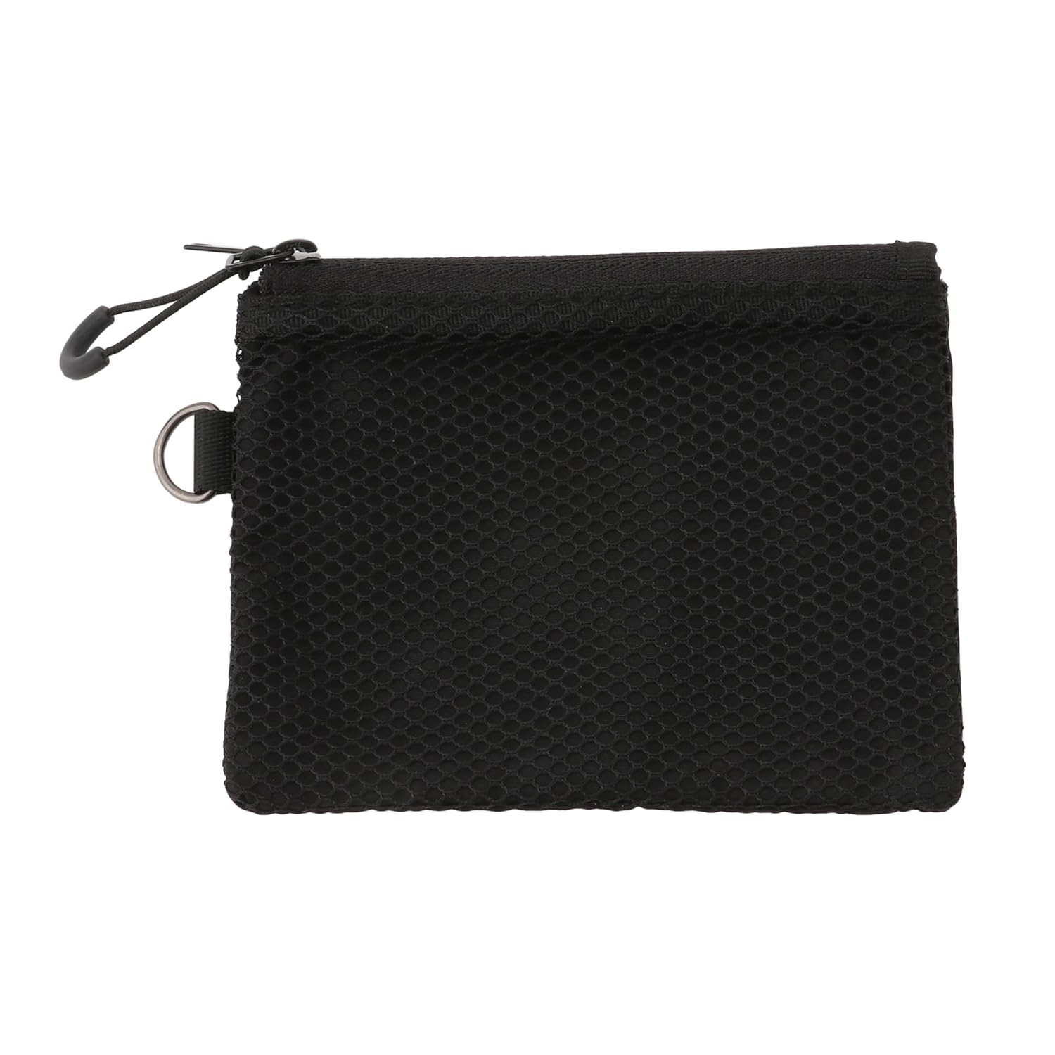 Muji Polyester Double Zipper CaseS Black OHC33A8S