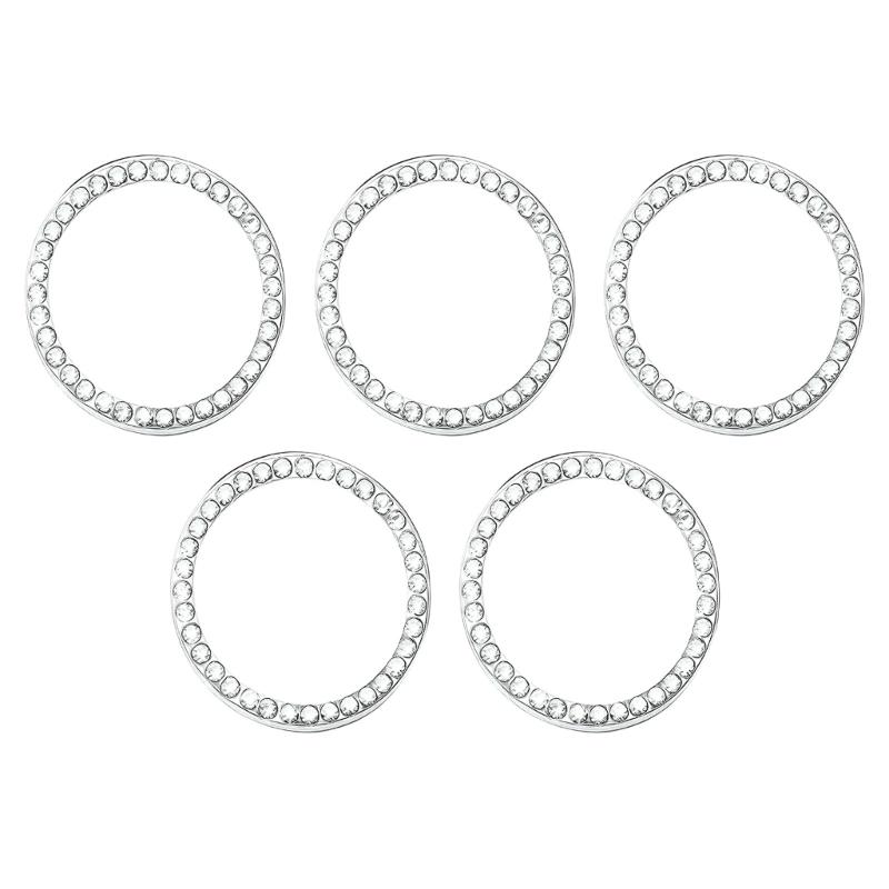 Sparkling Automotive Ignitions Switches Decors Elastic Clip On Designs Decorative Suitable for Most Vehicles