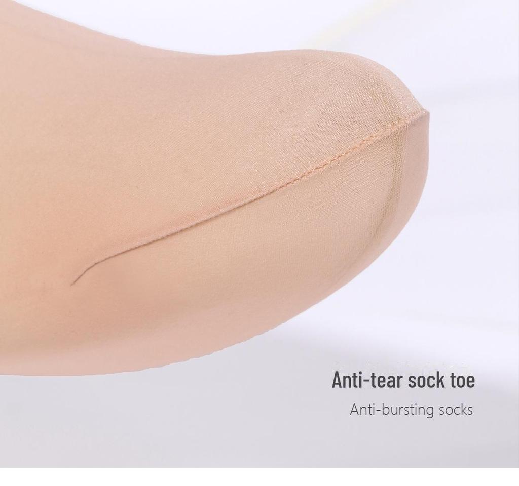 Fenna Moisturizing Anti-Snag Silk Leg Mask Socks - Sun Protection & Skin Care Rose Stockings.