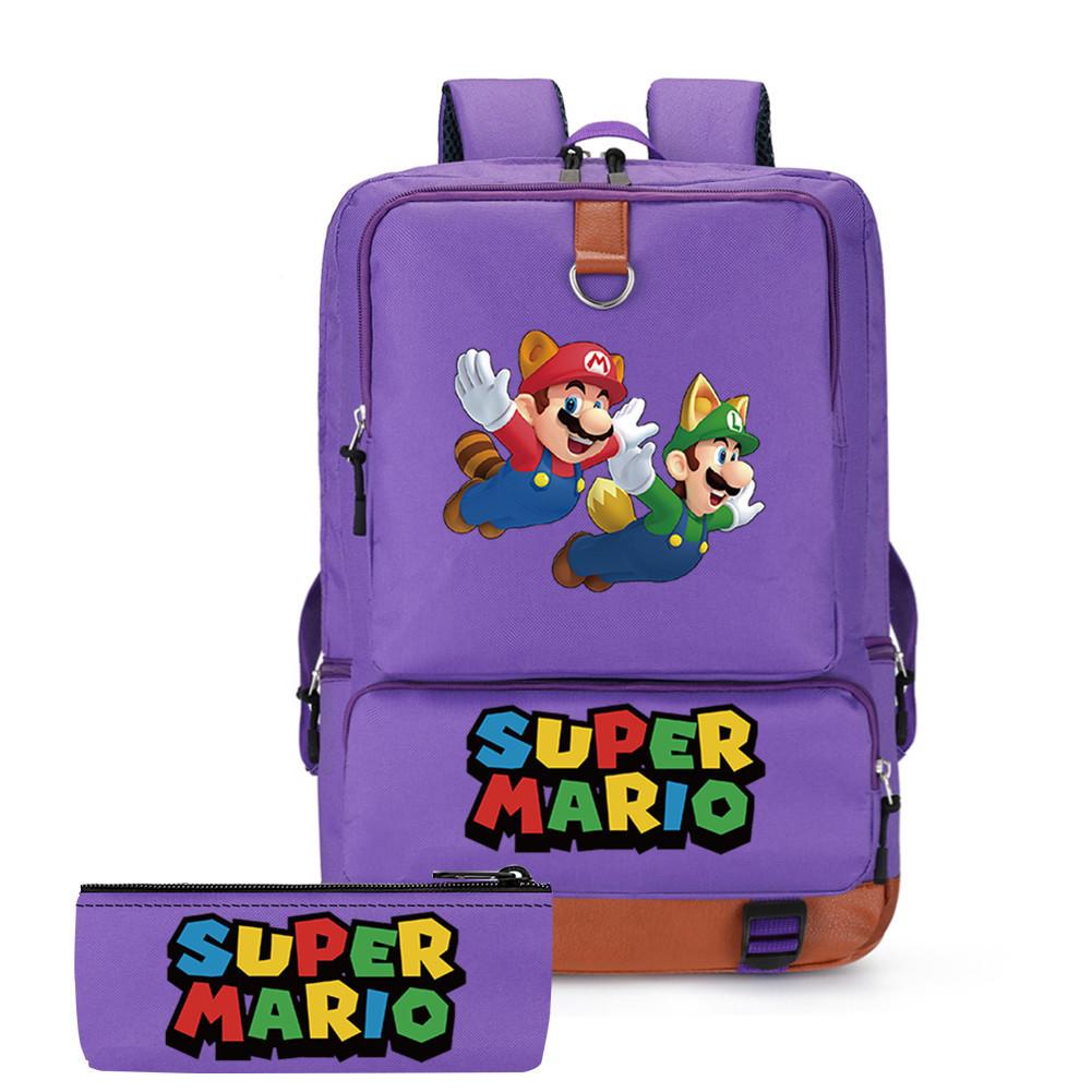 Cartoon Backpack, Primary And Secondary School Schoolbag, Backpack, Pencil Case, Two-Piece Set, Computer Bag.