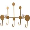 Metal 5/6 Hooks Rack Wall Mounted Towel Clothing Hanging Stand Door Hook  Entryway Kitchen Utensil